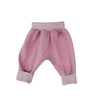 Baby Zweiteiler Wickelbody und Hose in lilac Schmetterlinge